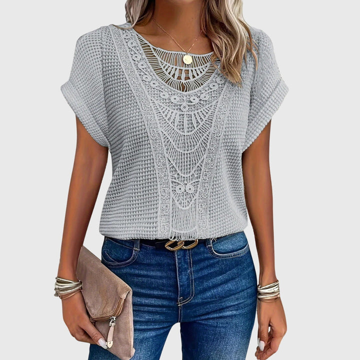 Perle™ | Elegante Ibiza-Stil Bluse