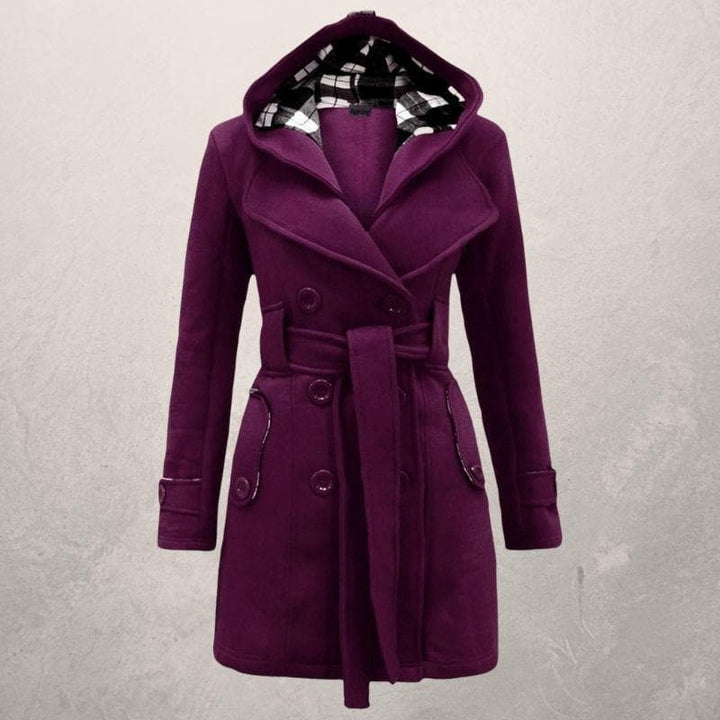 Damen Warme Winter Mantel | Taillengürtel
