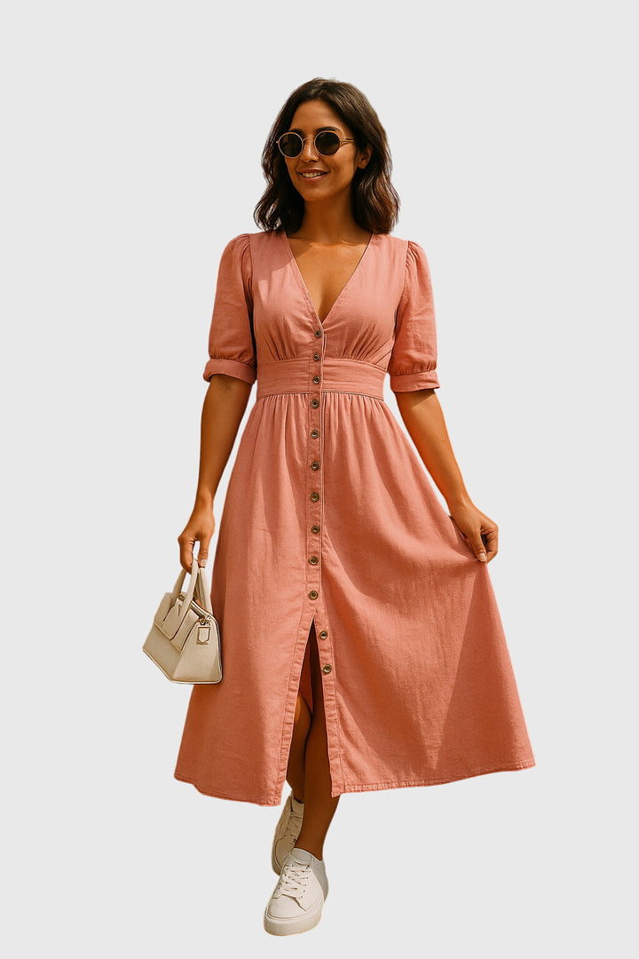 Jacqueline™ | Elegantes Denim-Kleid