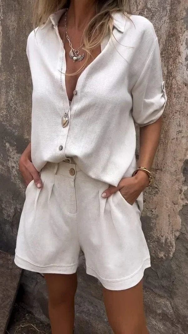 Auriana | Luxus Breeze Leinen Set