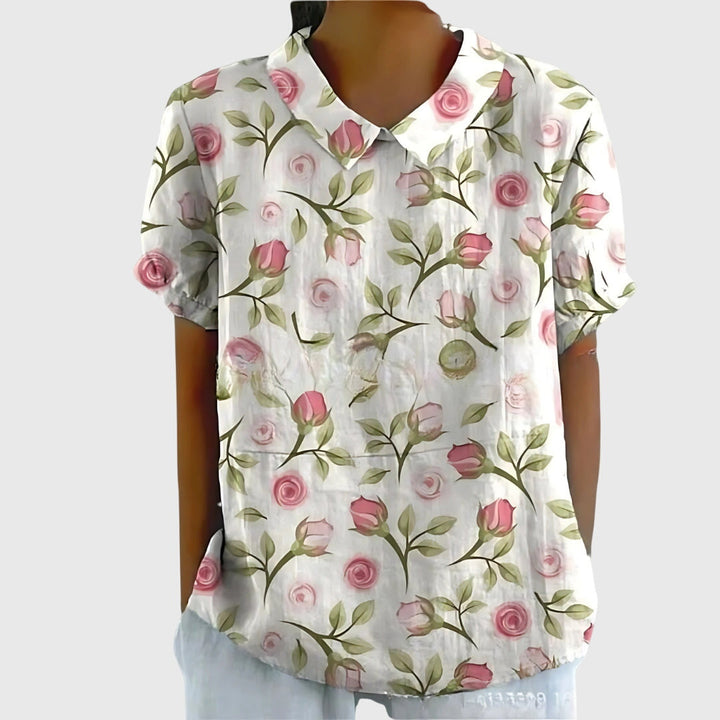 Jenna™ | Blumenbluse