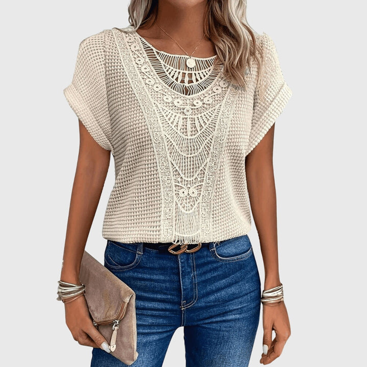 Perle™ | Elegante Ibiza-Stil Bluse