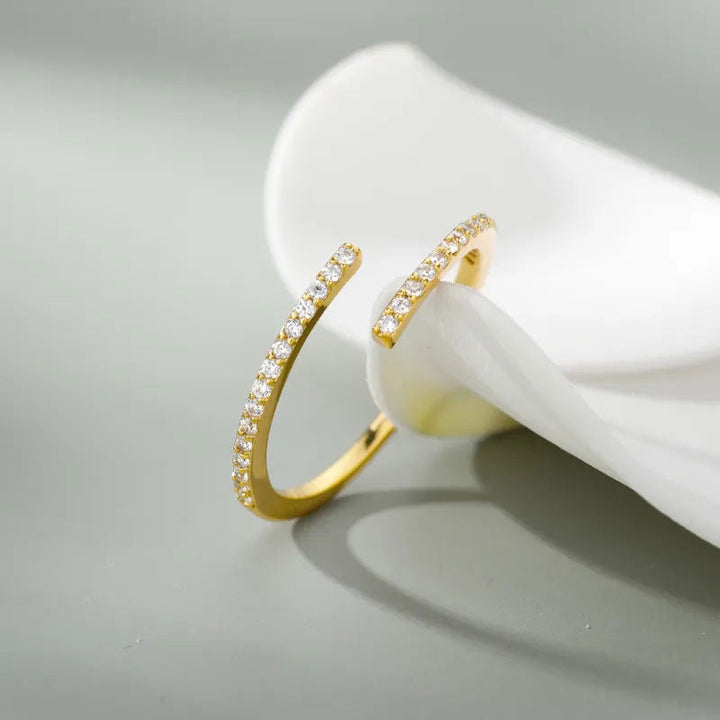 Eliandrea | Klassischer Zirkonia-Ring 18K Gold
