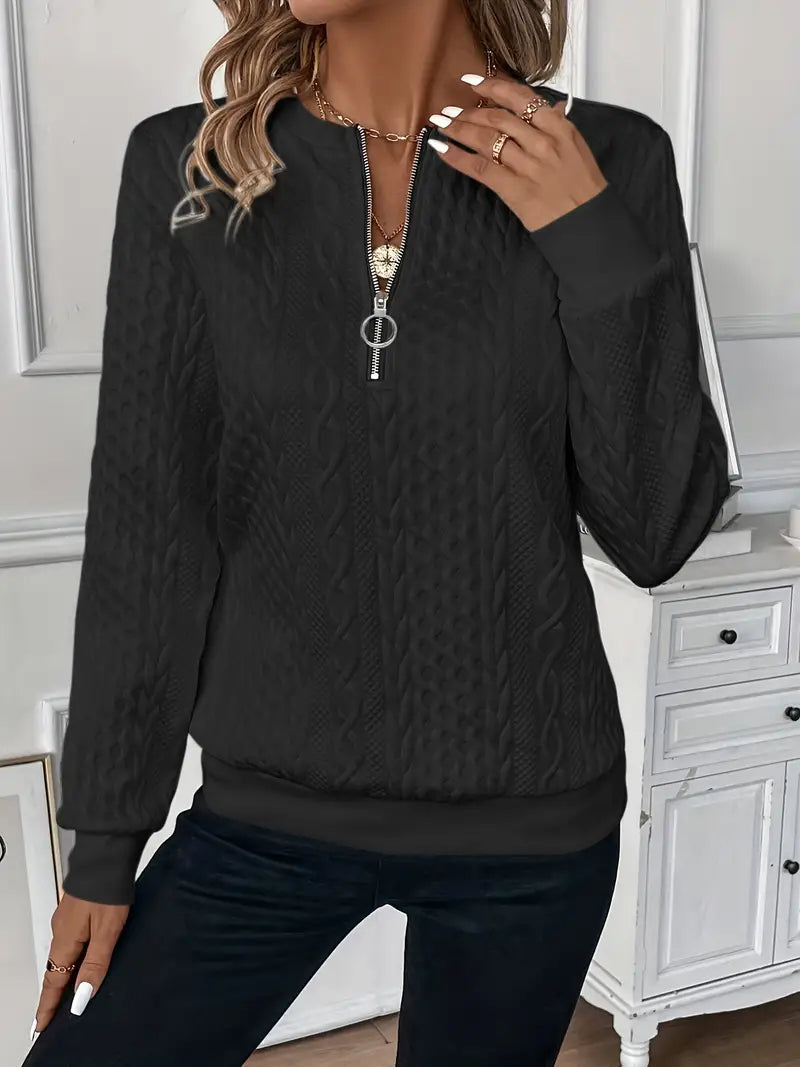 Ulrike - Pullover mit Reißverschluss