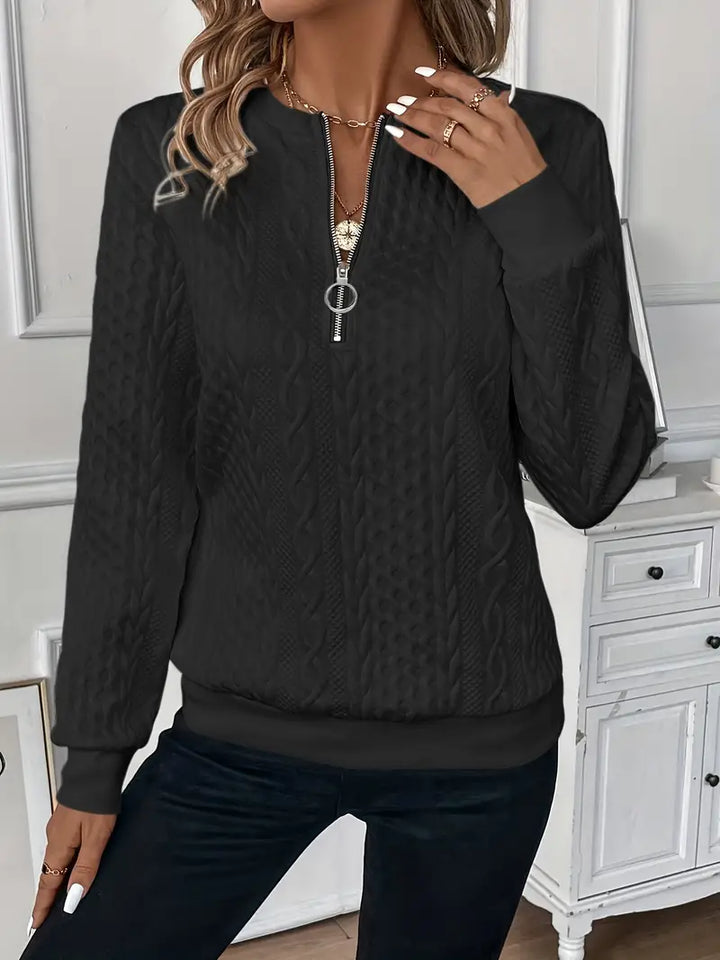 Ulrike - Pullover mit Reißverschluss