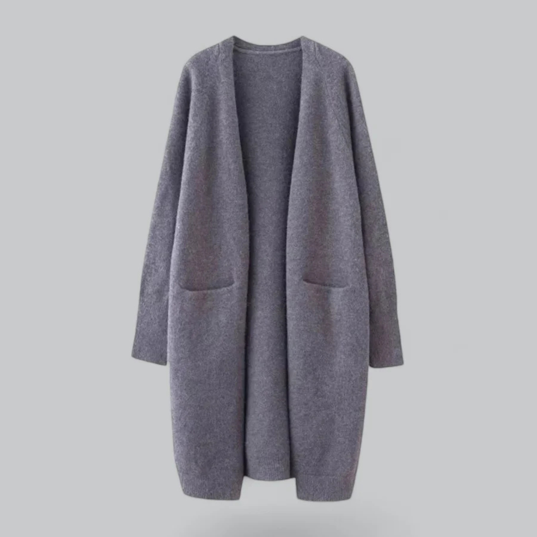 Damen Lange Strick Warme Strickjacke | Winter