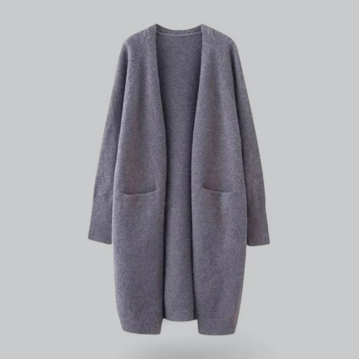 Damen Lange Strick Warme Strickjacke | Winter