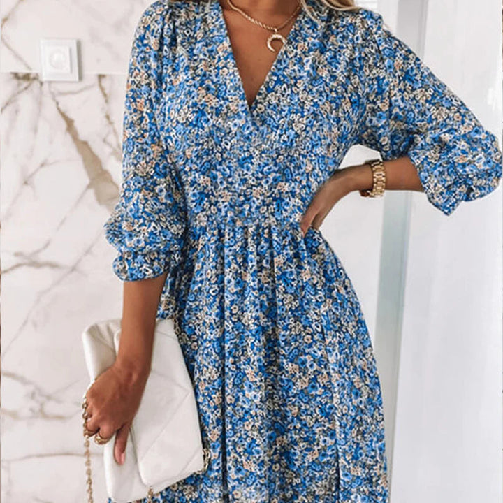 Addison - Elegantes Blumen Kleid