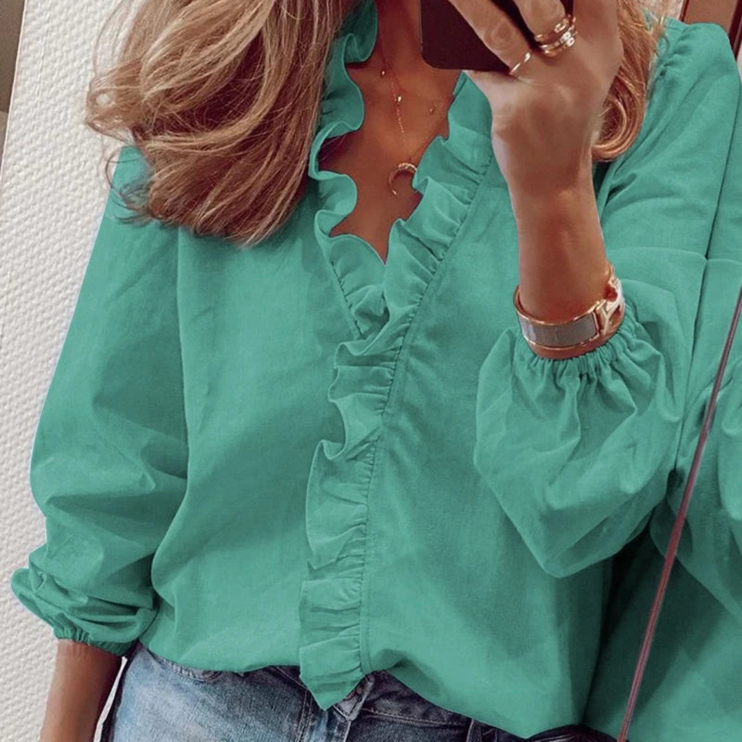 Adelheiden | Damen Moderne Bluse | Bequeme