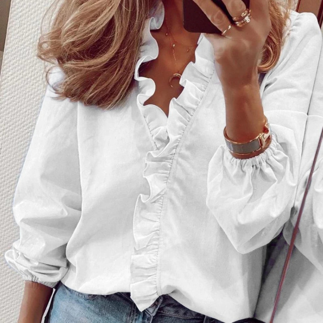 Adelheiden | Damen Moderne Bluse | Bequeme