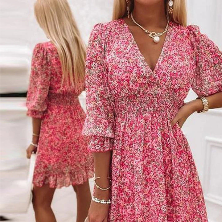 Addison - Elegantes Blumen Kleid