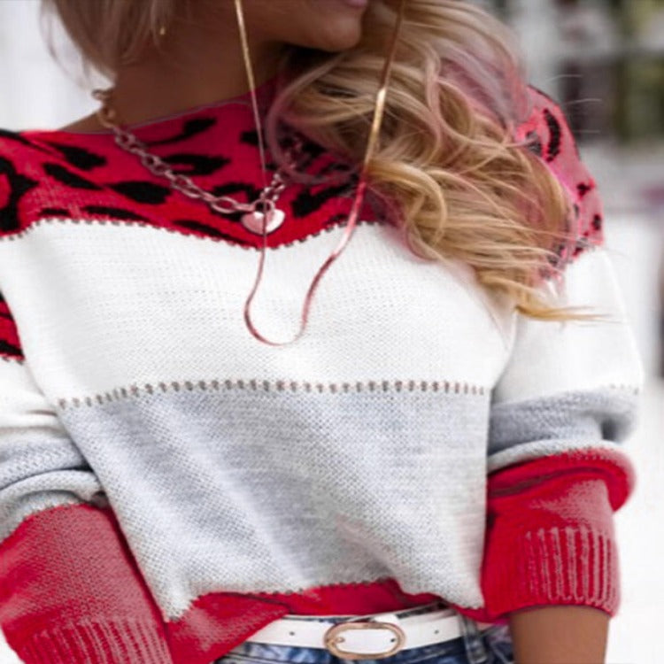 Johanna - Bedruckter warmer Pullover