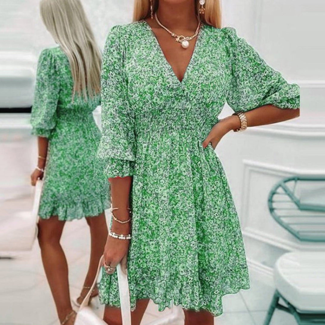 Addison - Elegantes Blumen Kleid