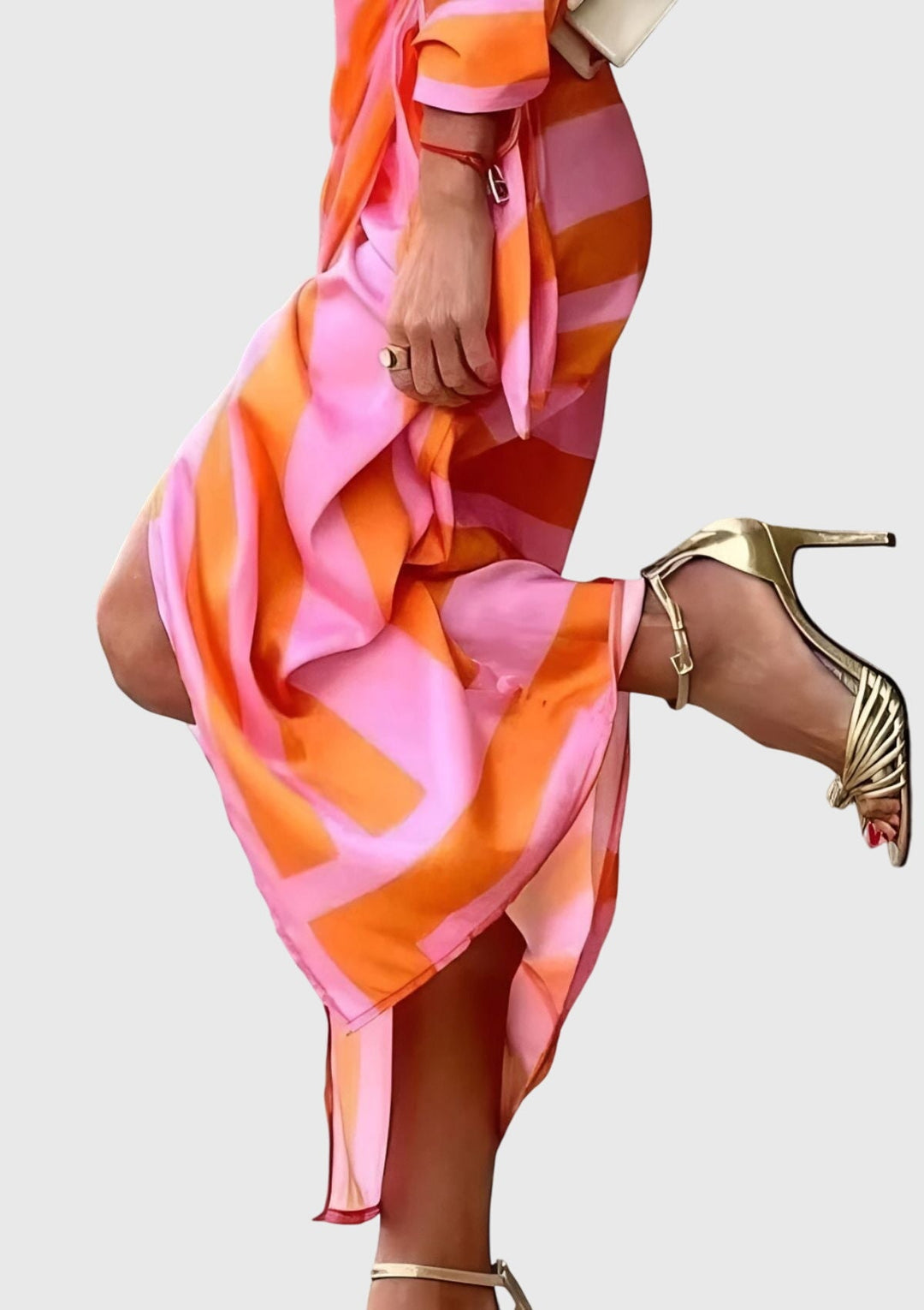 Everly™ | Elegantes Wickelkleid mit Print