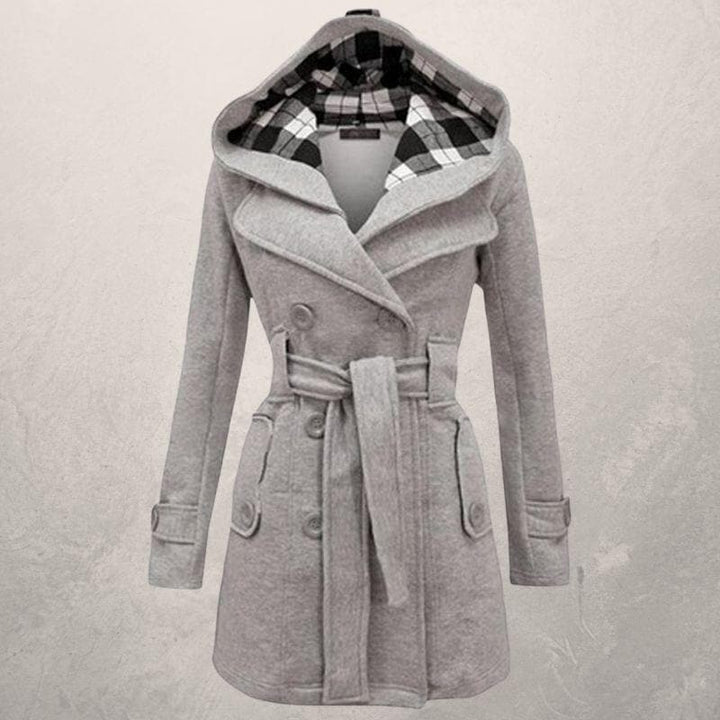 Damen Warme Winter Mantel | Taillengürtel