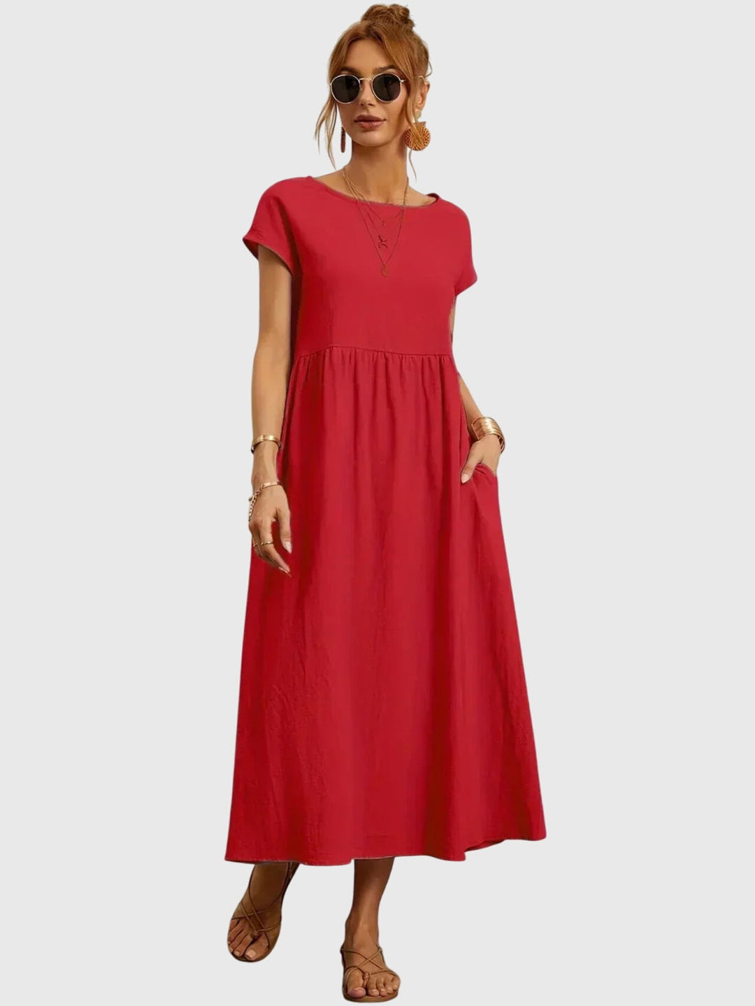 Giselle™ - Lässiges Pocket-Kleid