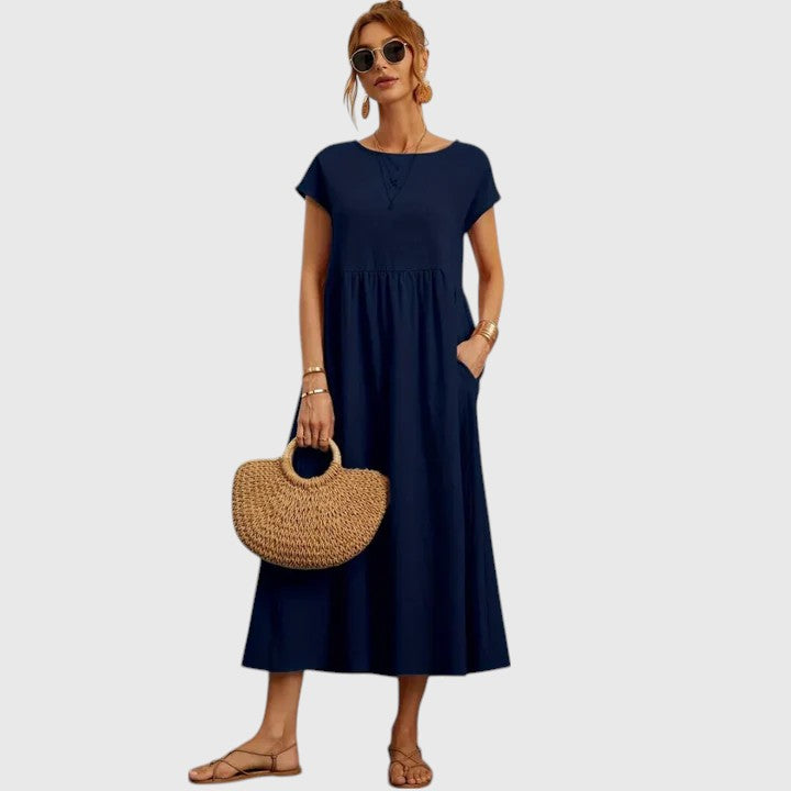 Fenella | Bequemes Midi-Kleid