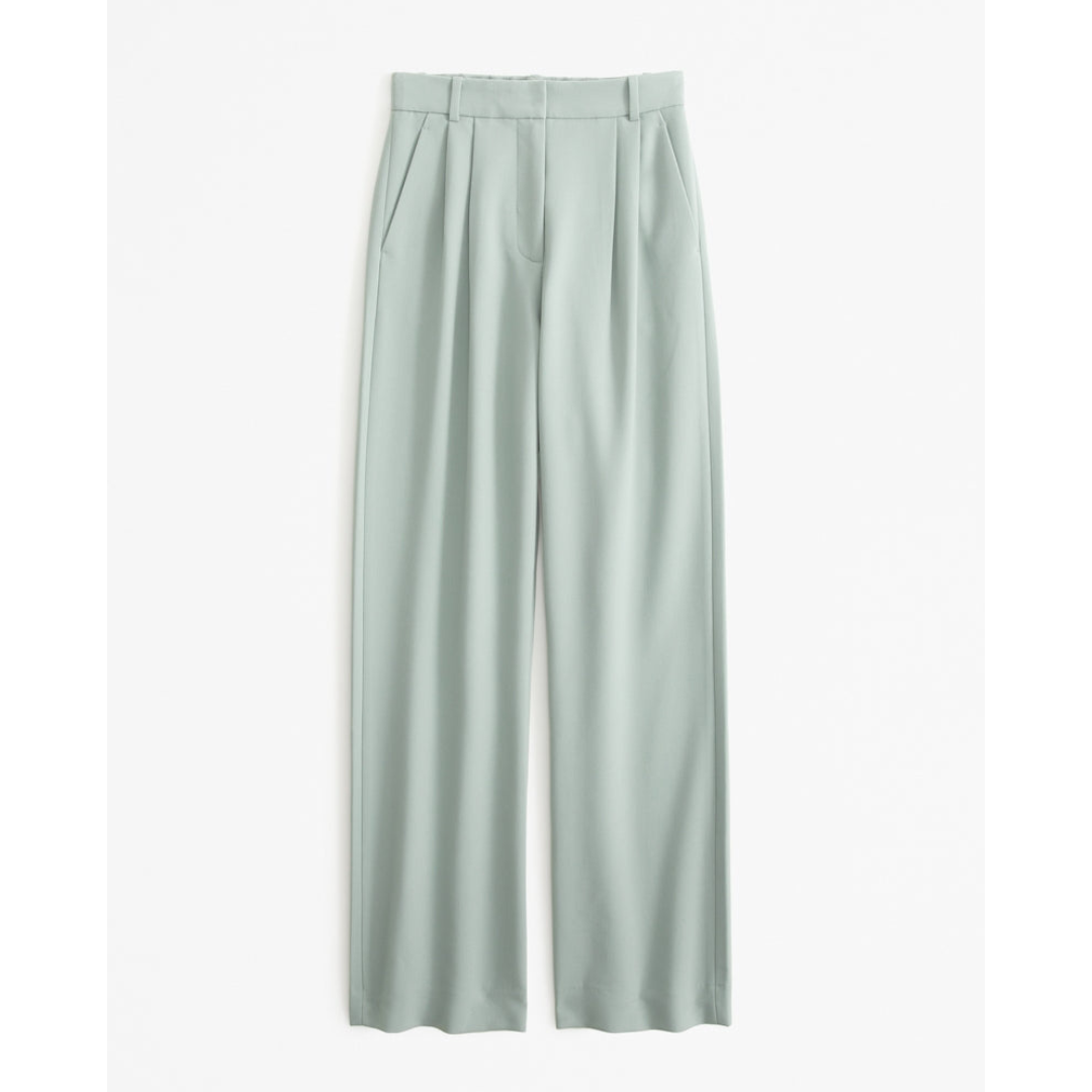 Damen Weite Beine Hosen | Hohe Taille