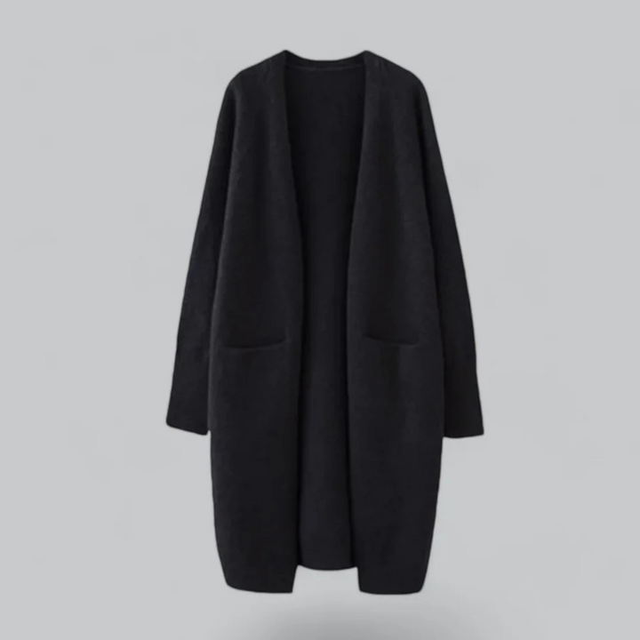 Damen Lange Strick Warme Strickjacke | Winter