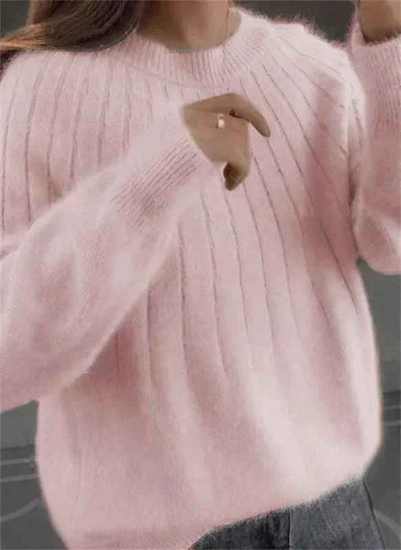 Chanty | Flauschiger Strickpullover für Damen