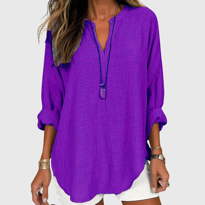 Lenara™ | Fließendes Elegantes Strandshirt