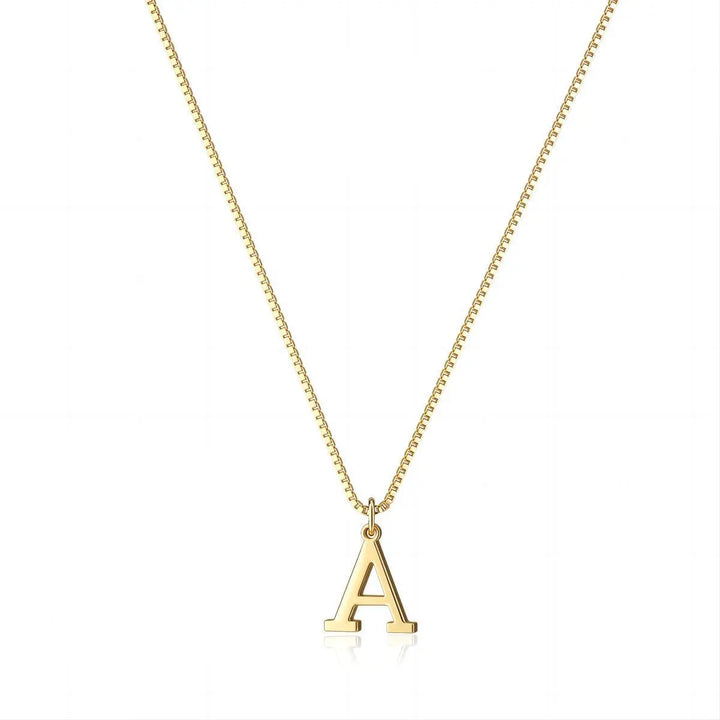 Enzhalynne | Halskette mit Initialen 18K Gold
