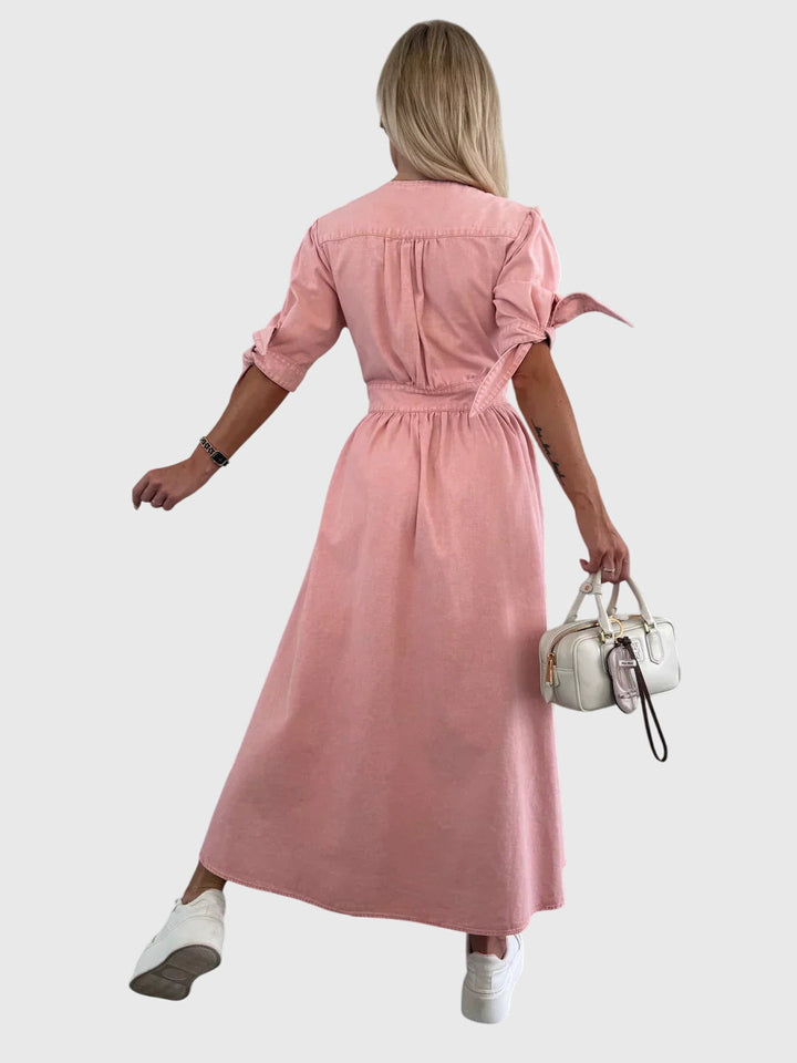 Sophia™ | Elegantes Denim-Kleid
