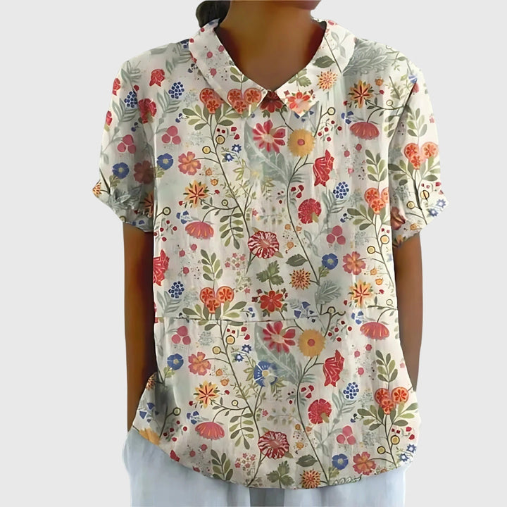 Jenna™ | Blumenbluse