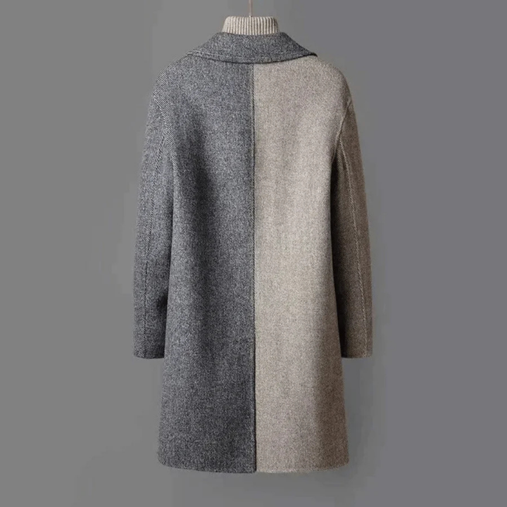 Damen Lange Strick Trench Mantel | Winter