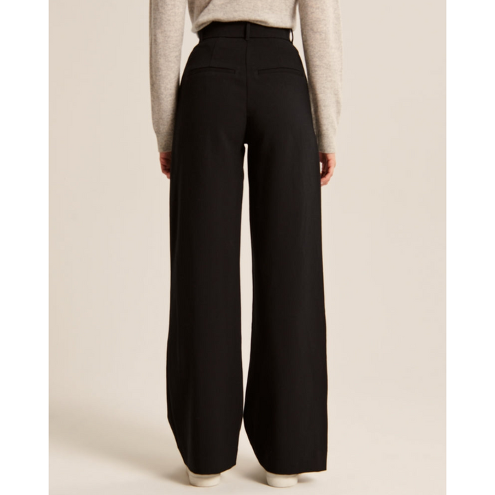Damen Weite Beine Hosen | Hohe Taille