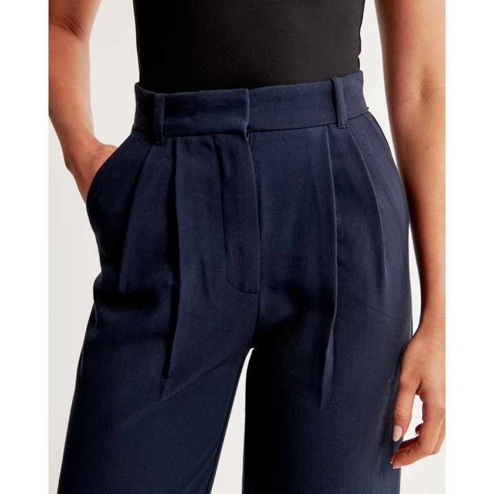 Damen Weite Beine Hosen | Hohe Taille