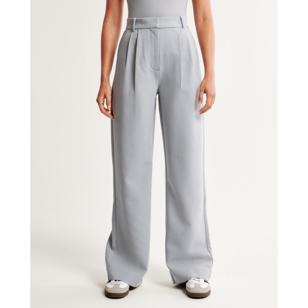 Damen Weite Beine Hosen | Hohe Taille
