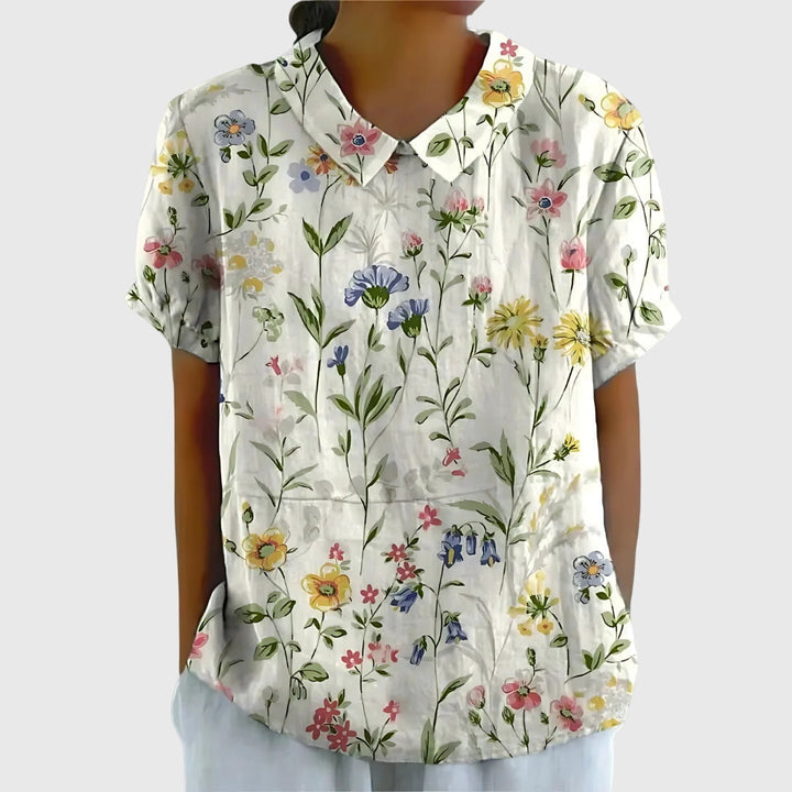 Jenna™ | Blumenbluse