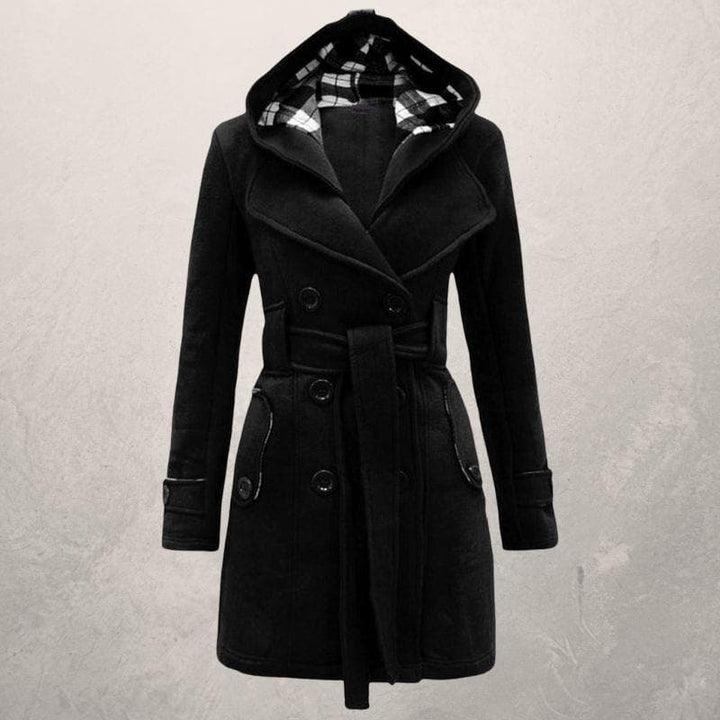 Damen Warme Winter Mantel | Taillengürtel