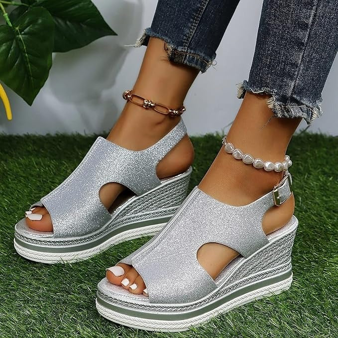Kelsey - Boho Wedge Sandalen
