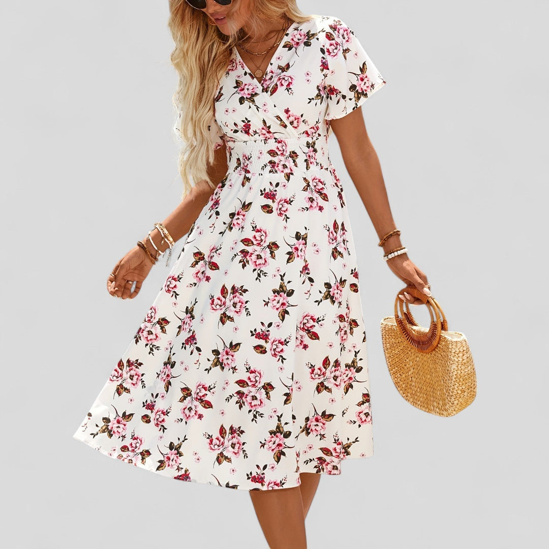 Gretalise | Bequemes Sommer-Midikleid