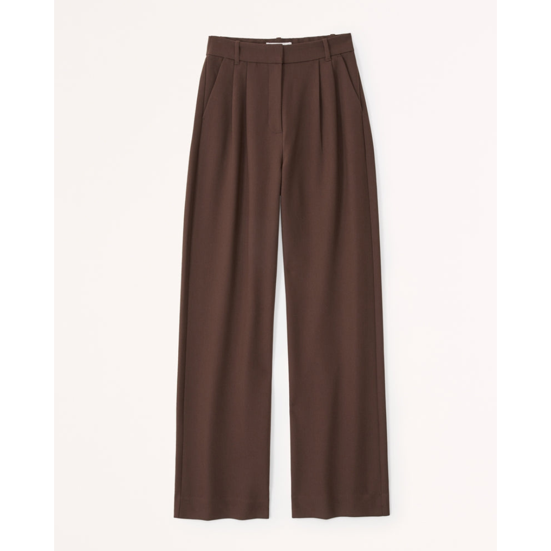 Damen Weite Beine Hosen | Hohe Taille