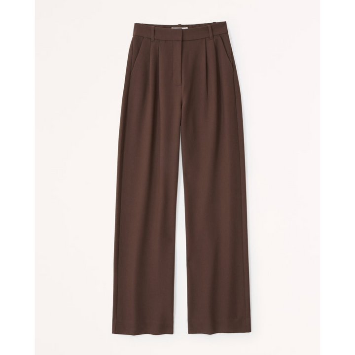 Damen Weite Beine Hosen | Hohe Taille
