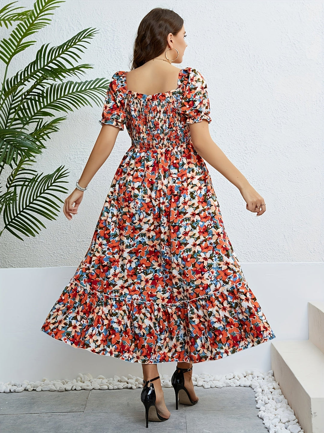 Theresa - Vintage Blumenkleid