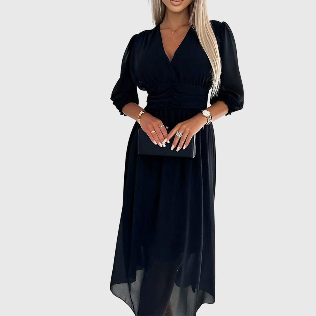 Chloe™ | Leichtes Seidiges Chiffonkleid