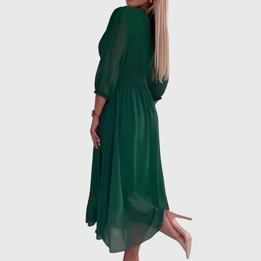 Chloe™ | Leichtes Seidiges Chiffonkleid