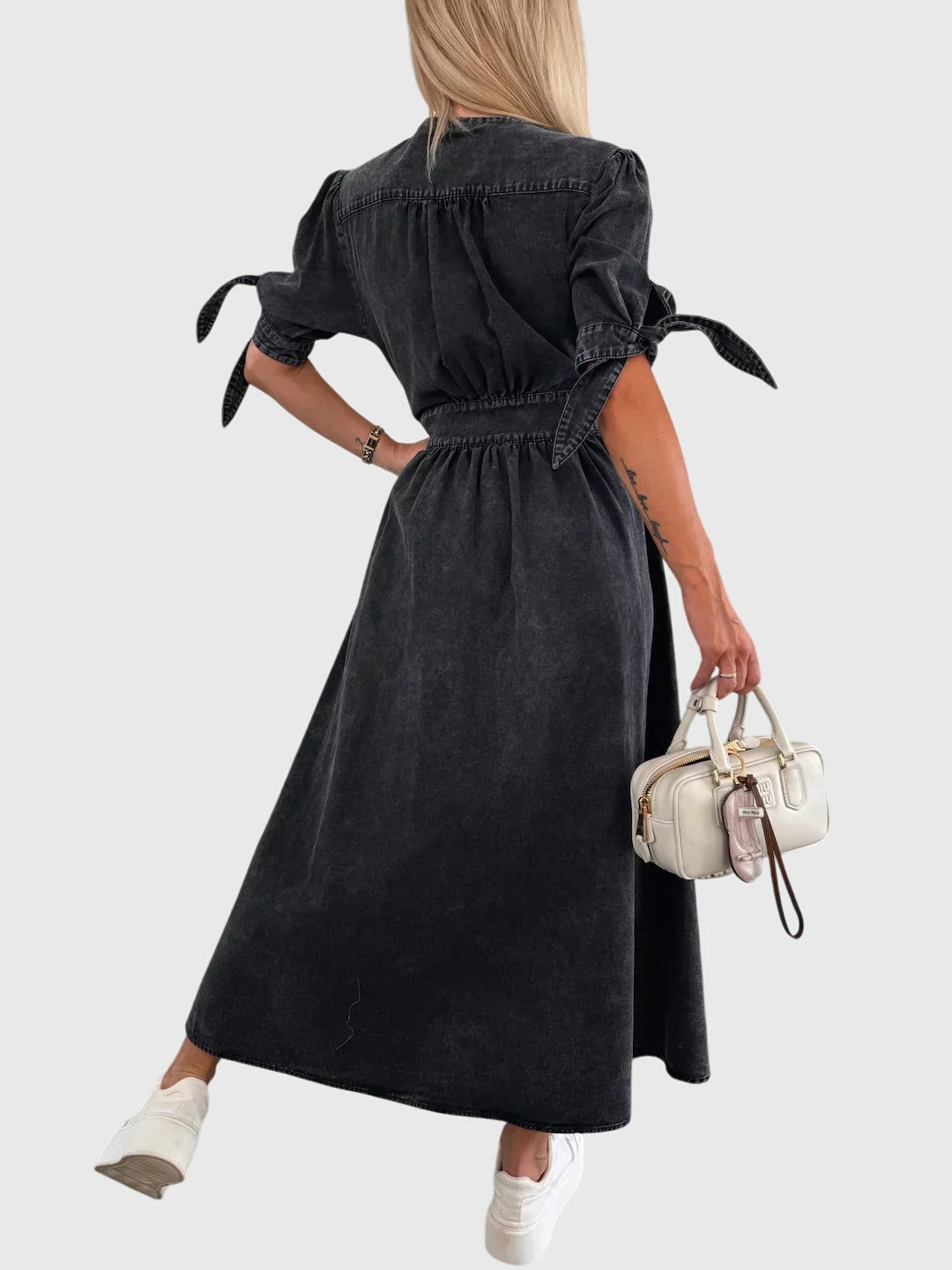 Sophia™ | Elegantes Denim-Kleid
