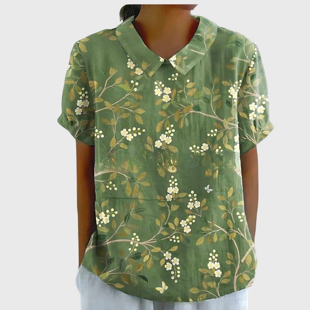 Jenna™ | Blumenbluse