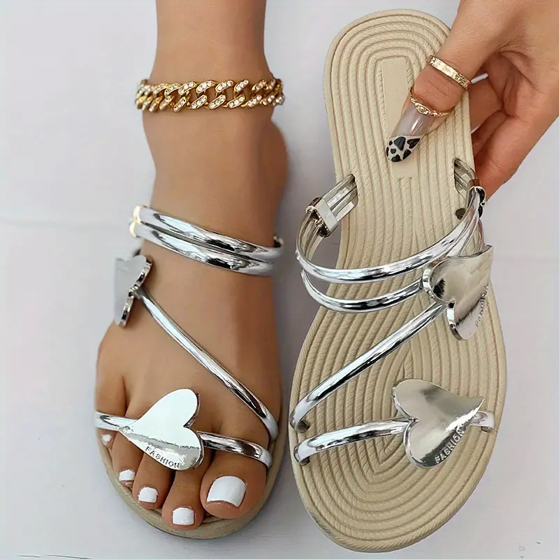 Rhane - Elegante Metallic Sandalen