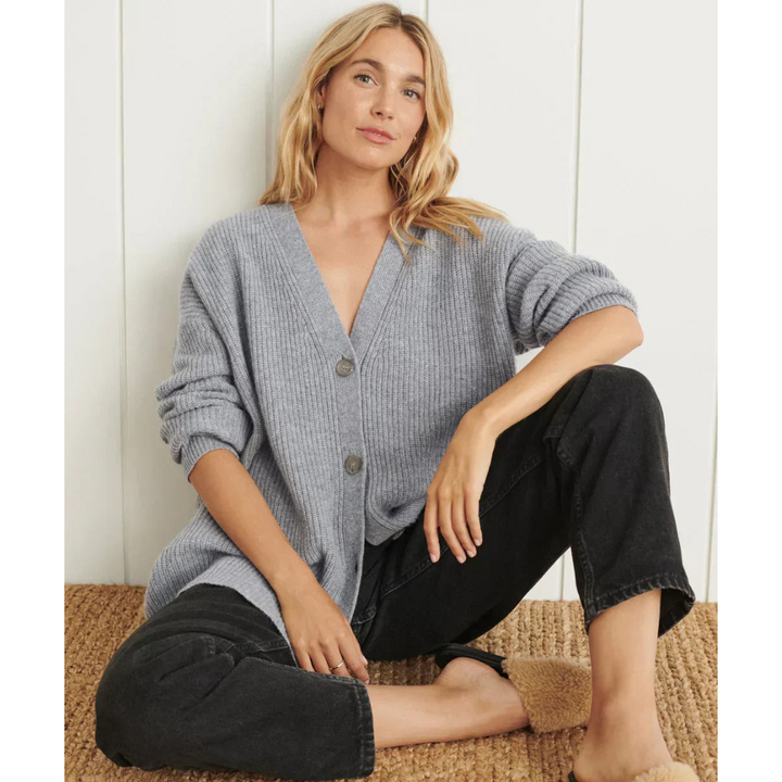 Araceli | Damen Lange Strickjacke | Warme