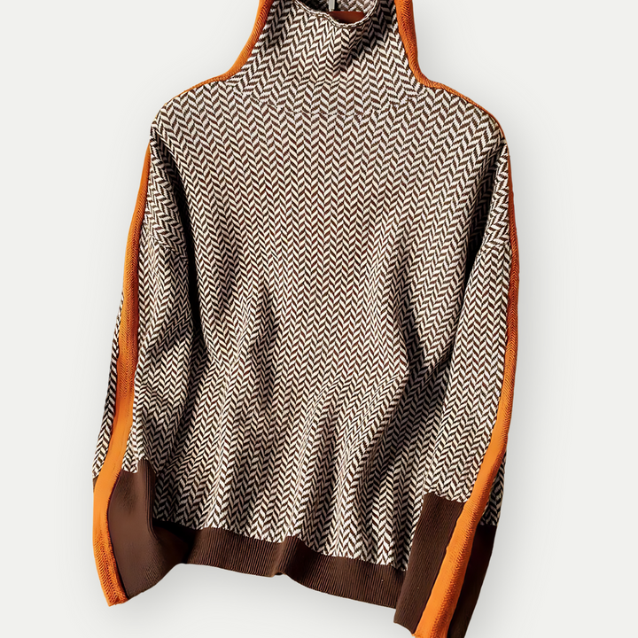 Clauzia | Damen Moderne Winter Pullover | Lange Ärmel