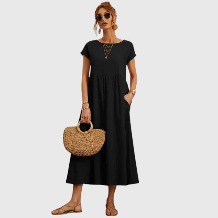 Fenella | Bequemes Midi-Kleid