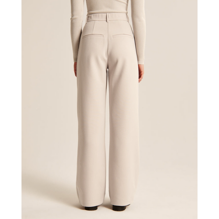 Damen Weite Beine Hosen | Hohe Taille