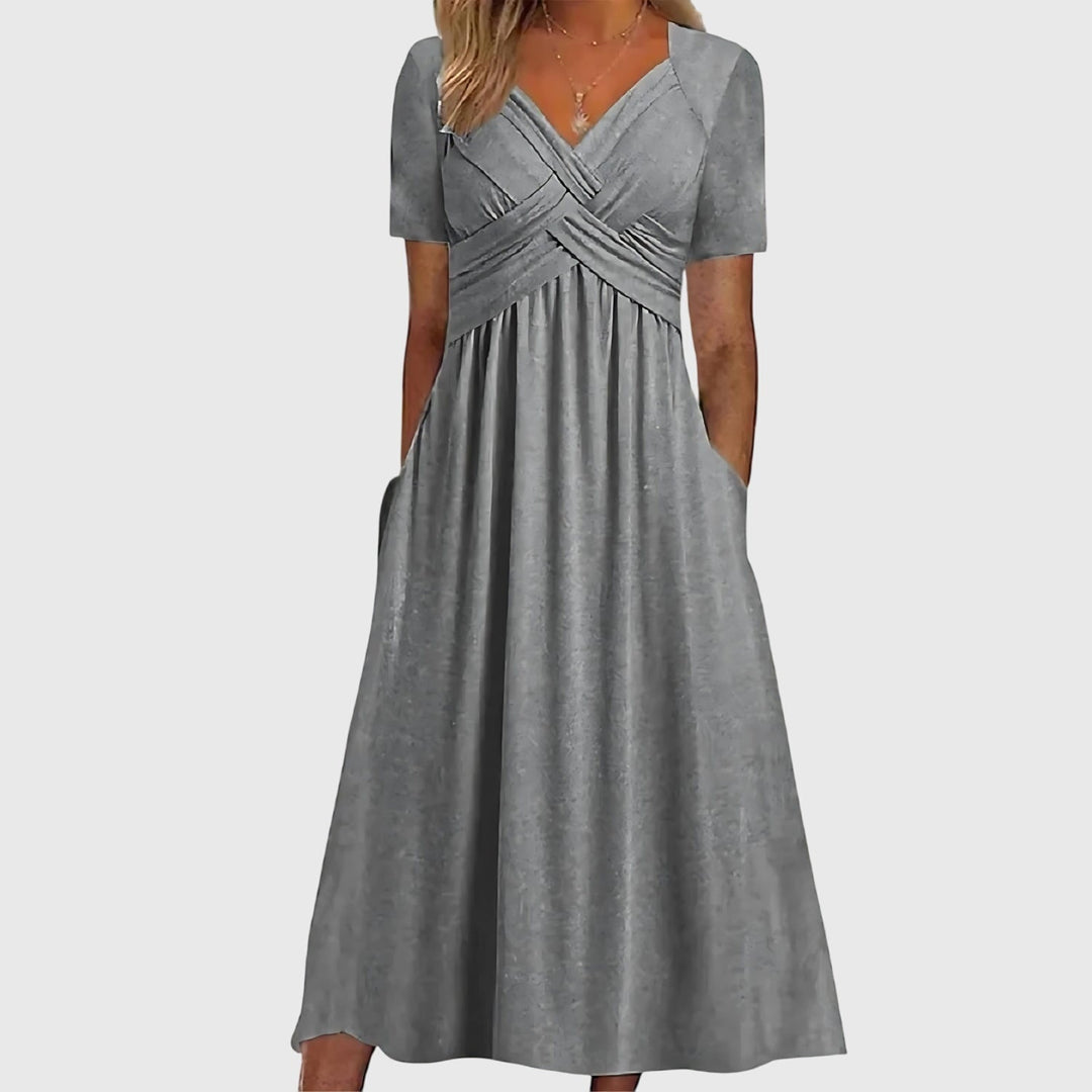 Viola™ | Midi-Kleid mit Bauchkontrolle