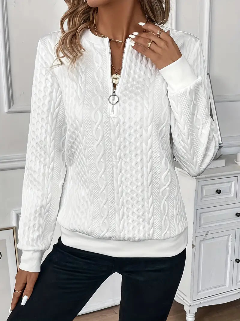 Ulrike - Pullover mit Reißverschluss